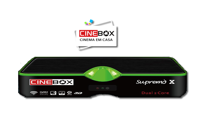 Atualização Receptor Cinebox Supremo X