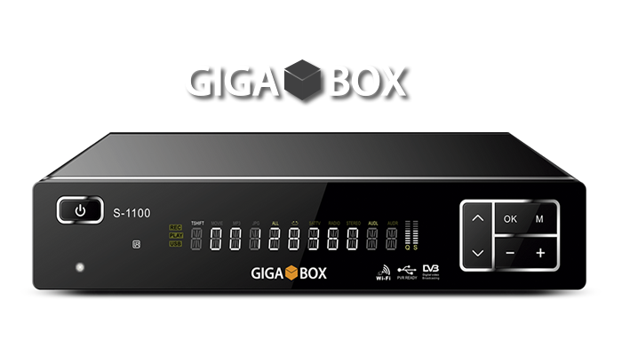 Atualização Gigabox S1100 HD Mês de Dezembro