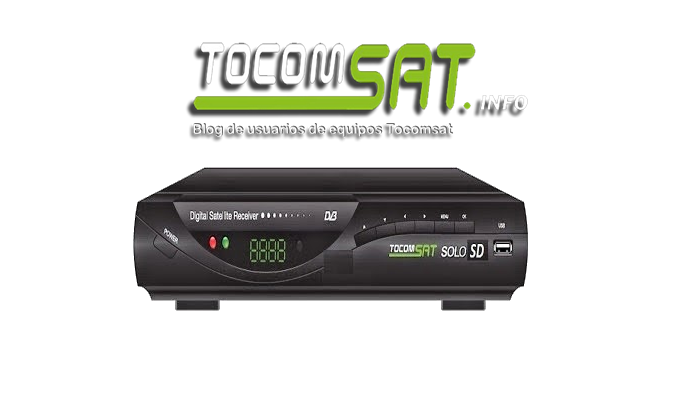 Atualização Tocomsat Solo SD - Versão:1.008