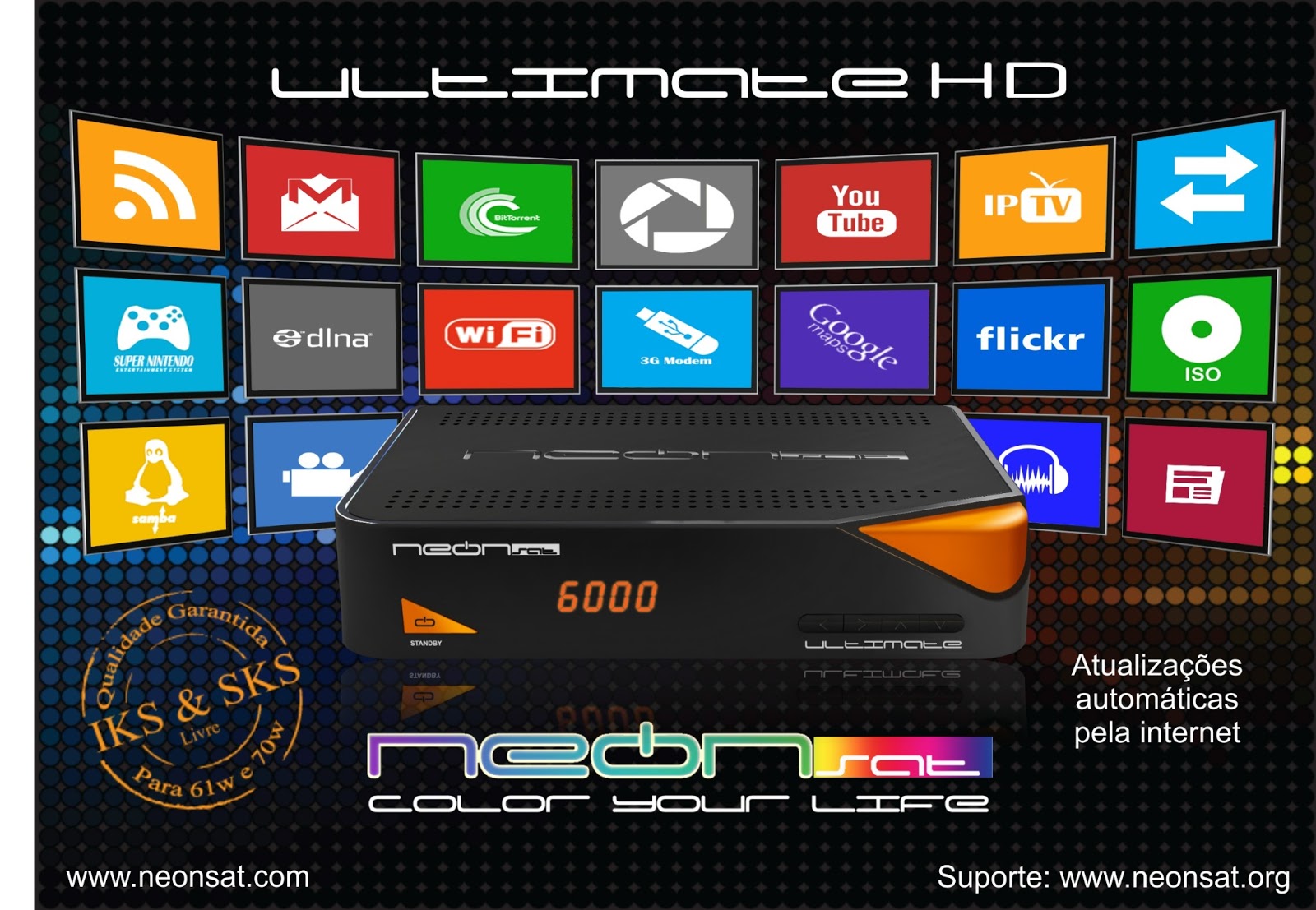 Atualização Neonsat Ultimate HD