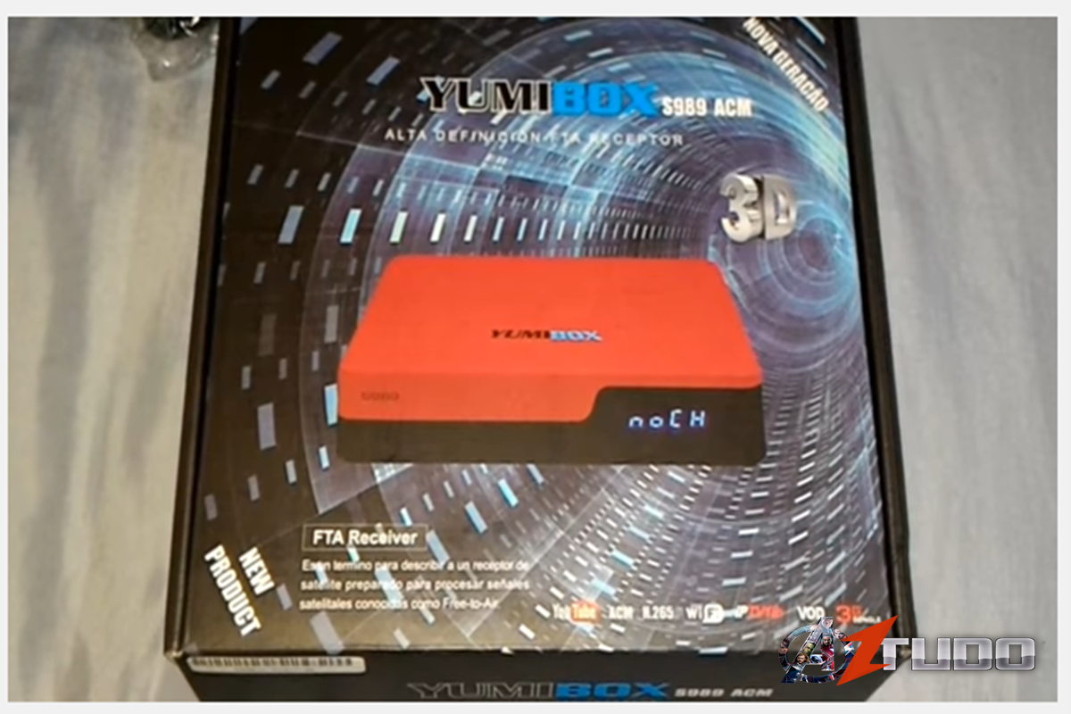 Atualização Yumibox S989 ACM HD Liberando canais em HD