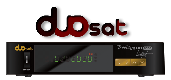 Atualização Duosat Prodigy HD Nano Limited V1.8 Obrigatória