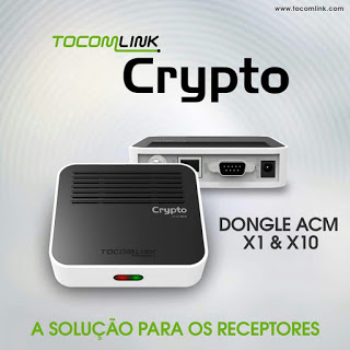 Atualização Dongle Tocomlink Crypto X1 HD V1.012