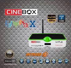 Atualização Cinebox Fantasia X HD 07/09/2017 Ativo