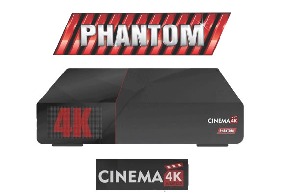 Atualização Phantom Cinema 4K Ativando SKS 63W e 30W