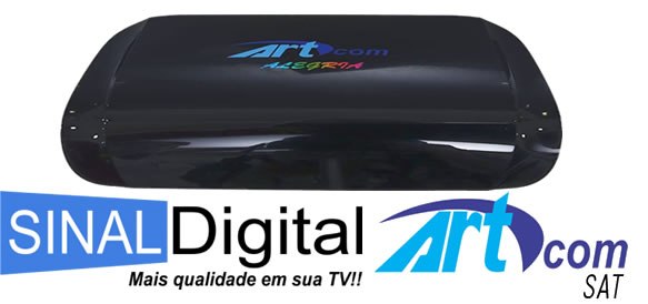 Atualização Artcom Alegria V1.19 Canais HD e SD Ativos