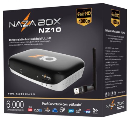 Atualização Nazabox NZ10 HD V2.24 Corrigindo Bugs