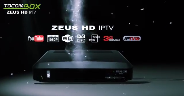 Atualização Tocombox Zeus IPTV HD V03.045 IKS Ativo