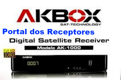 Atualização Akbox AK-1000 HD V007 IKS e SKS 61W on