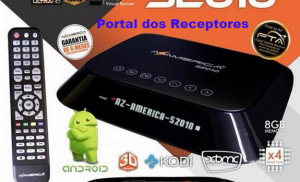 Atualização Azamerica S2010 4K Android Corrido