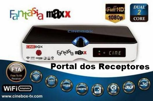 Nova Atualização Cinebox Fantasia Maxx HD