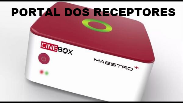 Nova atualização Cinebox Maestro+ V1.40.0 abrindo o SKS 61W