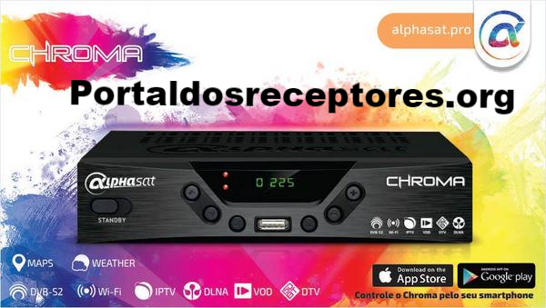 Nova Atualização Alphasat Chroma HD