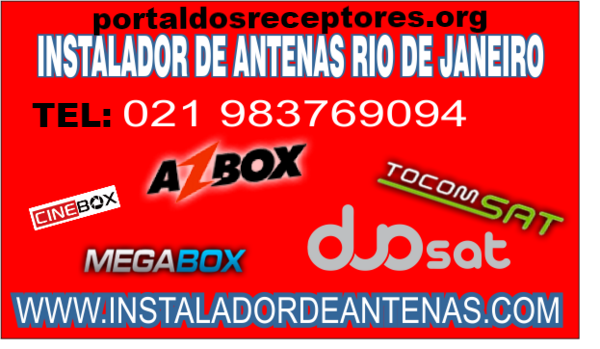 Instalador de Duosat Azamerica Cinebox Te: 21 983769094