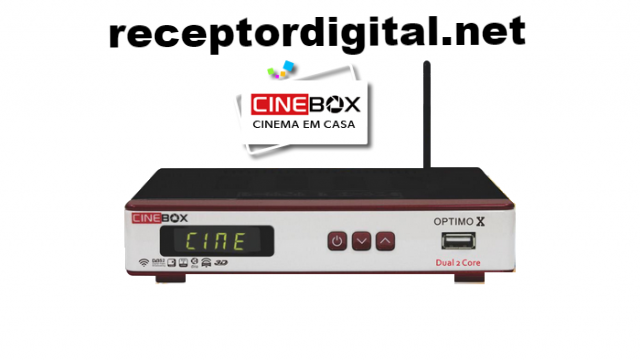 Liberada nova atualização Cinebox Optimo X 8