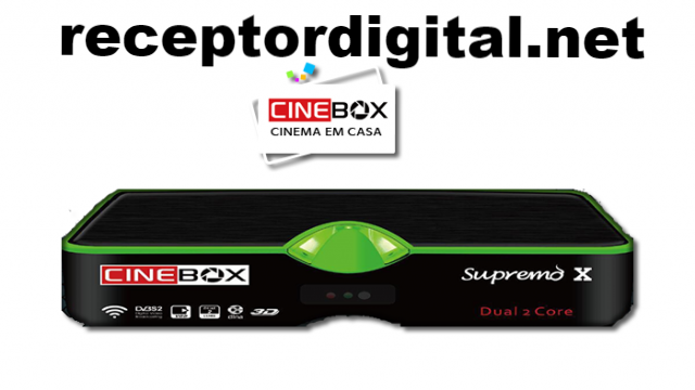 Nova Atualização Cinebox Supremo X 