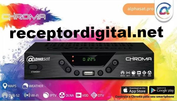 Nova Atualização Alphasat Chroma HD 