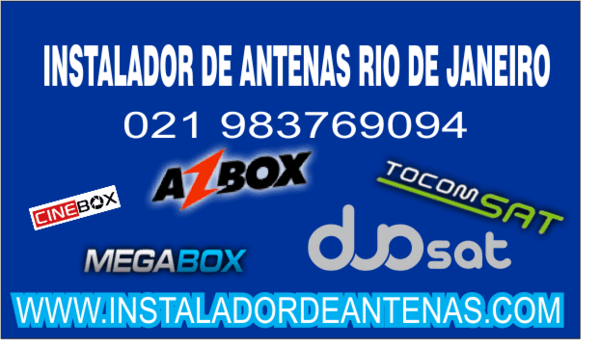 Instalador de Duosat Rio de Janeiro Tel: 21 983769094 Moraes