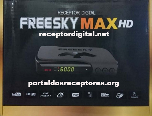 Receptor Digital Freesky Max Atualização V1.21 – 27/09/2018