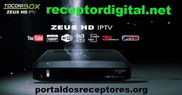 Atualização Tocombox Zeus IPTV V3.050 Adicionar SKS 61W