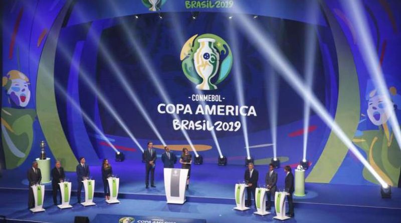 Definidos os grupos da Copa América em 2019