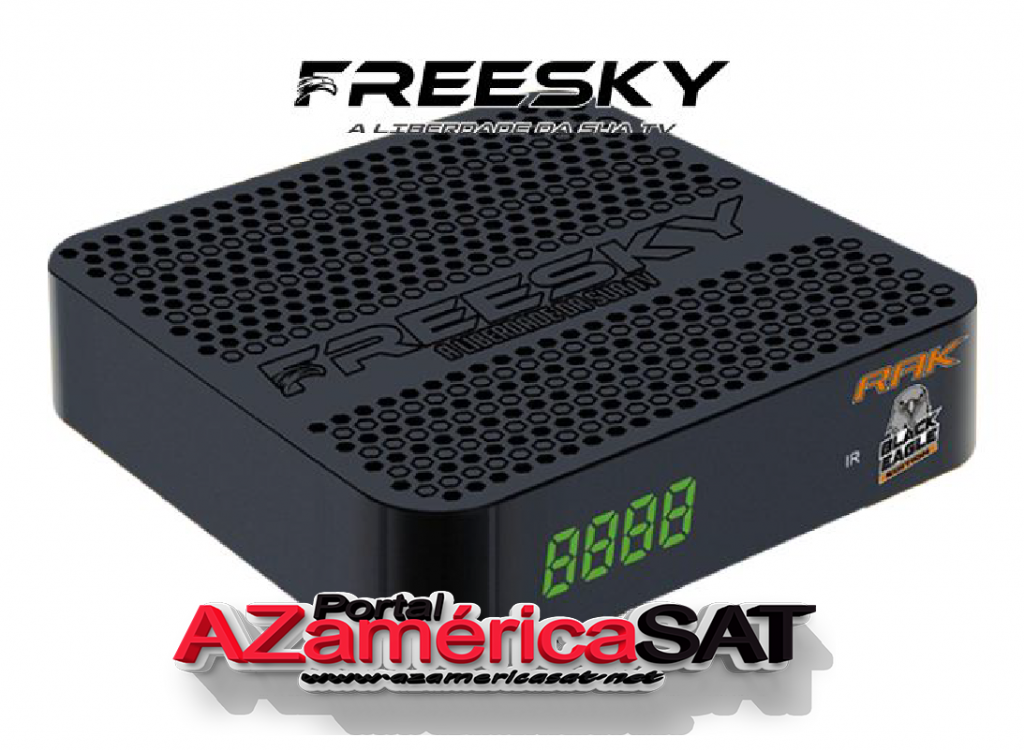 Atualização Freesky Rak Black Eagle Edition V2825 sistema Sks