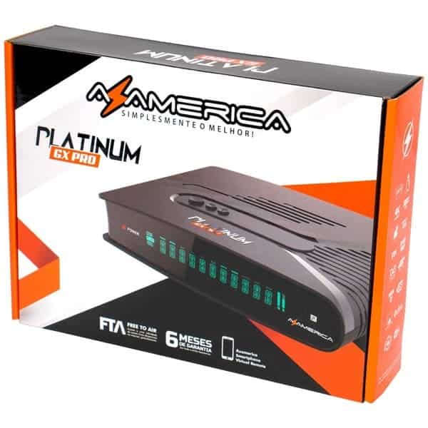 Atualização Azamerica Platinum GX Pro